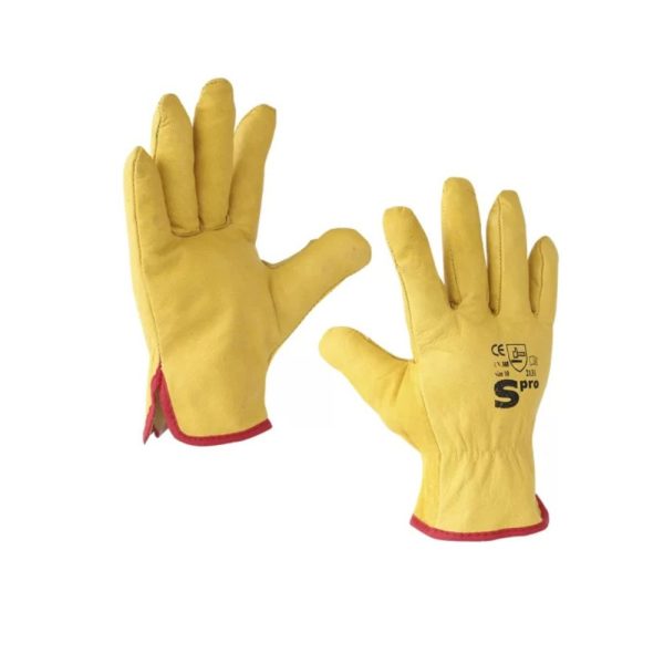 Guante de Badana Amarillo Spro